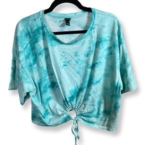 Wild Fable Tie-dye Crop T-Shirt